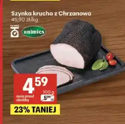 Delikatesy Centrum Szynka krucha z Chrzanowa Unimięs oferta