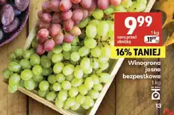Delikatesy Centrum Winogrona jasne bezpestkowe oferta