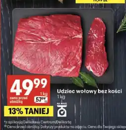 Delikatesy Centrum Udziec wołowy bez kości oferta