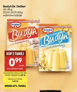 Delikatesy Centrum Budyń smak śmietankowy Dr. Oetker oferta