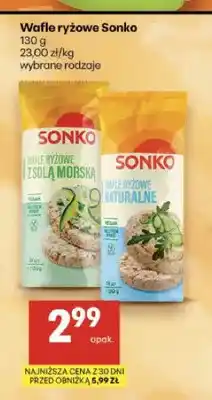 Delikatesy Centrum Wafle ryżowe z solą morską Sonko oferta