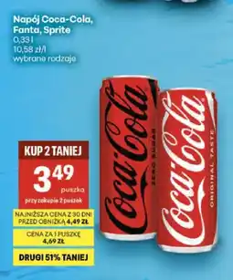 Delikatesy Centrum Napój gazowany Coca-Cola oferta