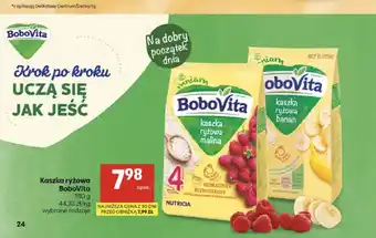 Delikatesy Centrum Kaszka ryżowa malina BoboVita oferta