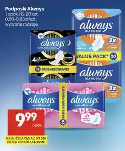 Delikatesy Centrum Podpaski Always oferta