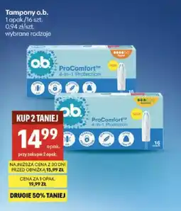 Delikatesy Centrum Tampony o.b oferta