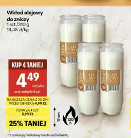 Delikatesy Centrum Wkład olejowy do zniczy oferta