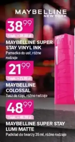 Koliber drogerie Maybelline Super Stay Vinyl Ink oferta