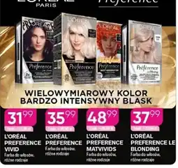 Koliber drogerie L'Oréal Paris Preference Vivid oferta