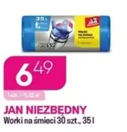Koliber drogerie Worki na śmieci 30 szt., 35 l oferta