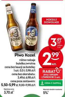 Żabka Piwo Kozel oferta