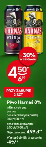 Żabka Piwo Harnaś 8% wiśnia, cytryna oferta