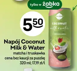 Żabka Napój Coconut Milk & Water matcha i truskawka oferta