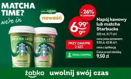 Żabka Napój kawowy lub matcha Starbucks oferta