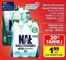 Carrefour Market Woda mineralna NAŁĘCZOWIANKA oferta
