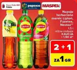 Carrefour Market Napoje herbaciane marek: Lipton, Fuzetea, Nestea oferta