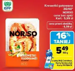 Carrefour Market Krewetki Vannamei NORSO oferta