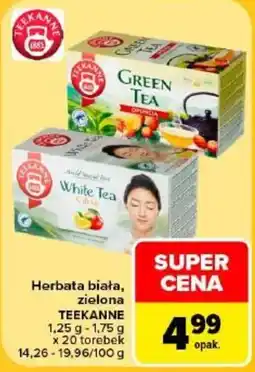 Carrefour Market Herbata biała, zielona TEEKANNE oferta