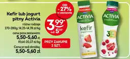 Żabka Kefir lub jogurt pitny Activia oferta