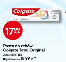Żabka Pasta do zębów Colgate Total Original oferta