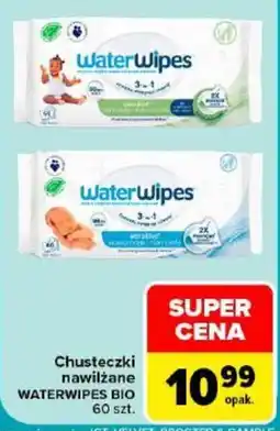 Carrefour Market Chusteczki nawilżane WATERWIPES BIO oferta