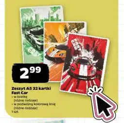 Netto Zeszyt A5 Fast Car oferta