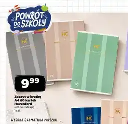 Netto Zeszyt w kratkę A4 Havenford oferta