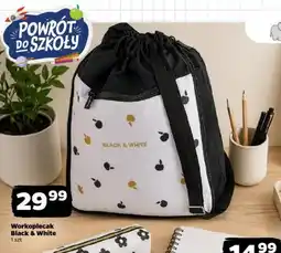 Netto Workoplecak Black & White oferta