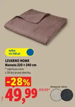 Lidl LIVARNO HOME Narzuta oferta
