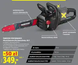 Lidl Akumulatorowa piła łańcuchowa, 40 V oferta