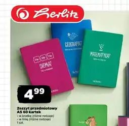 Netto Zeszyt przedmiotowy A5 oferta