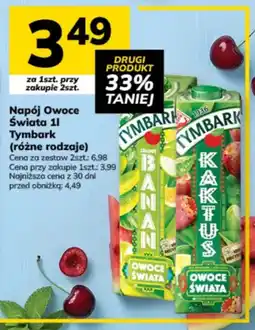 Hitpol Napój Owoce Świata 1l Tymbark oferta