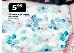 Netto Teczka PCV na suwak A4 Flower oferta