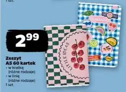 Netto Zeszyt A5 60 kartek oferta