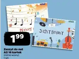 Netto Zeszyt do nut oferta