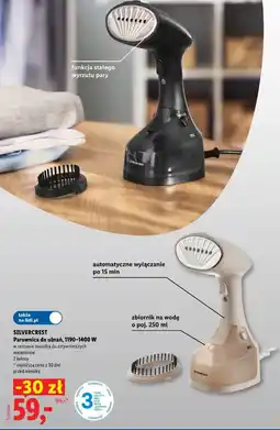 Lidl Silvercrest parownica do ubrań oferta