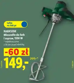 Lidl PARKSIDE Mieszadło do farb i zapraw, 1550 W oferta