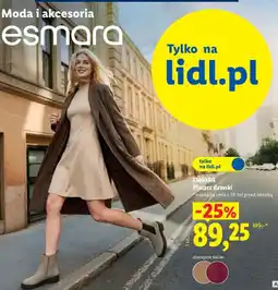 Lidl ESMARA Płaszcz damski oferta