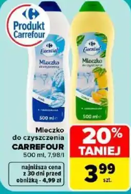 Carrefour Market Mleczko do czyszczenia Carrefour oferta