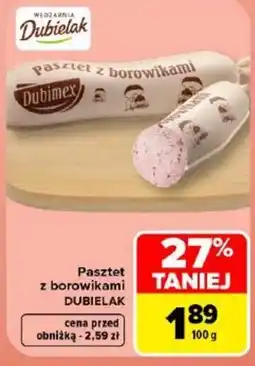 Carrefour Market Pasztet z borowikami Dubielak oferta