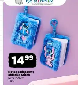 Netto Notes z pluszową okładką Stitch oferta