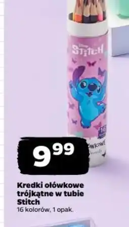 Netto Kredki ołówkowe trójkątne w tubie Stitch oferta