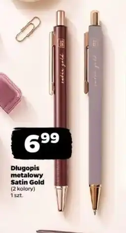 Netto Diugopis metalowy Satin Gold oferta