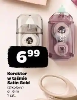 Netto Korektor w taśmie Satin Gold oferta