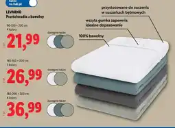 Lidl Prześcieradło z bawełny Livarno oferta