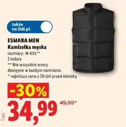 Lidl ESMARA MEN Kamizelka męska oferta