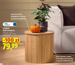 Lidl LIVARNO Stolik drewniany oferta