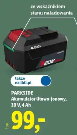 Lidl Akumulator litowo-jonowy oferta