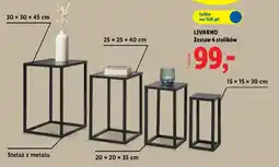 Lidl LIVARNO Zestaw 4 stolików oferta