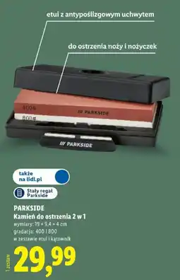 Lidl Kamień do ostrzenia 2 w 1 oferta