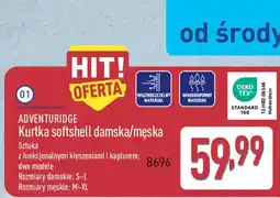 ALDI Adventuridge Kurtka softshell damska/męska oferta